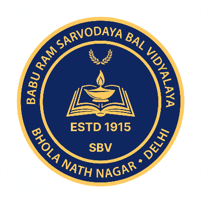 BABU RAM SBV BHOLA NATH NAGAR DELHI-110 032