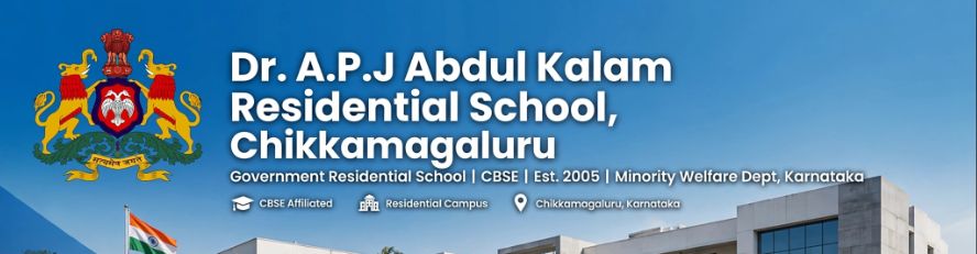 DR. A. P. J ABDUL KALAM RESIDENTIAL SCHOOL, CHIKKAMAGALURU