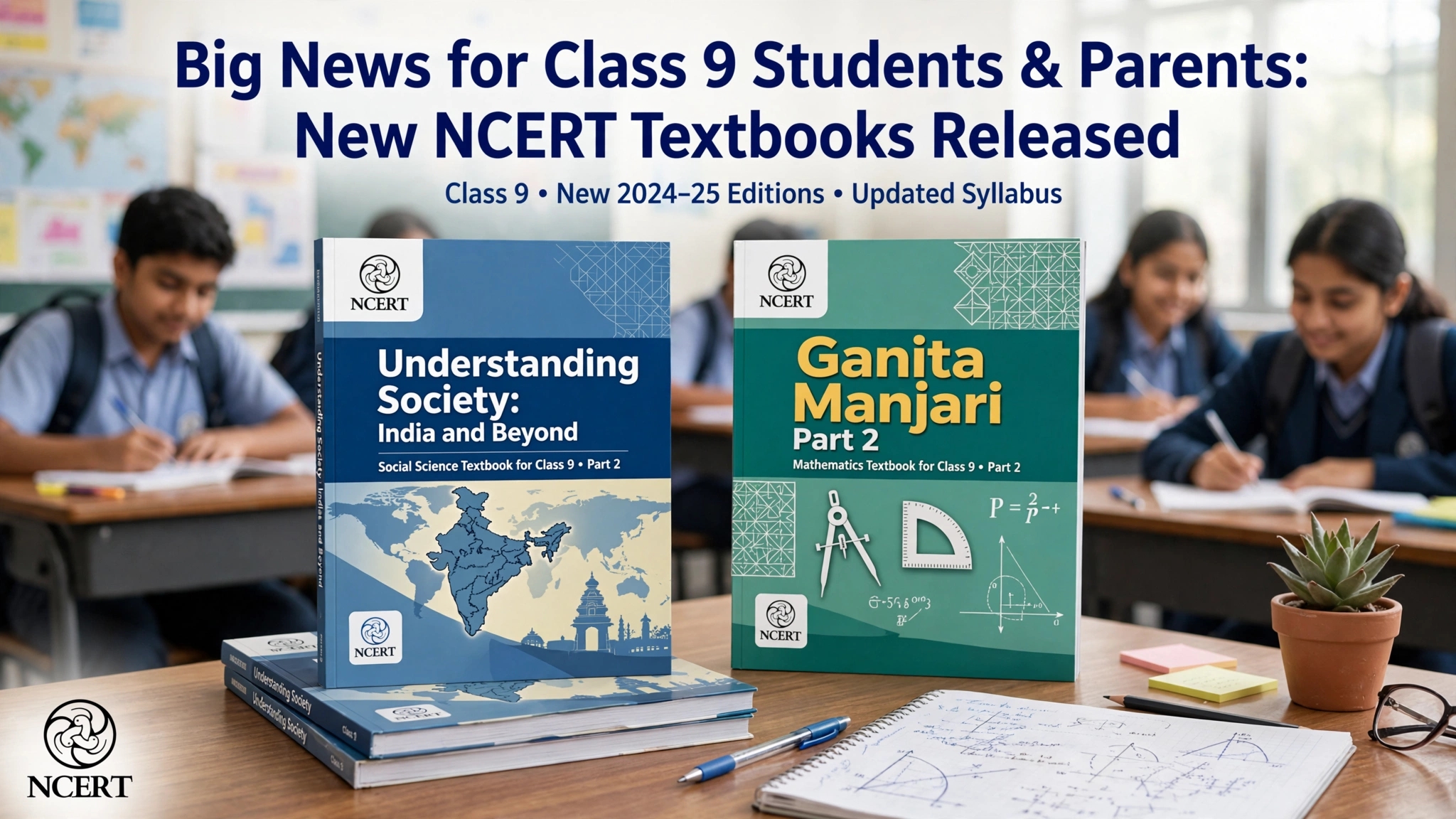 Big News for Class 9 Students & Parents: New NCERT Textbooks Released!