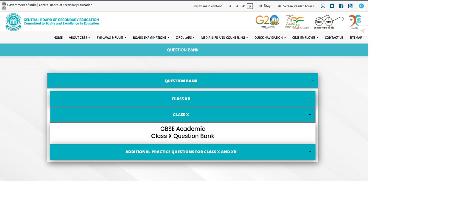 CBSE Releases 2027 Question Bank for Classes 10 and 12